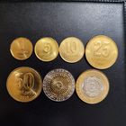 Аргентина набор 7 монет 1, 5, 10, 25, 50 сентаво, 1, 2 песо 1993-2013 UNC