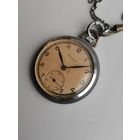 Часы СССР карманные САЛЮТ ЧК6 4-50 Ч2З на цепочке