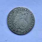 Монета СЕРЕБРО Польша ОРТ 18 грошей 1668 год ЯН КАЗИМИР ОТЛИЧНЫЕ