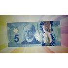 Канада 5$ 2013г. Пластик