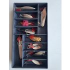 Набор летних блесен "Большой-2" завод Сокол УССР, Байкал Большой, Краснохвостка, Устирка, Пятнистая, Универсальня, Трофимовская, Красноперка,  Норич, Плотвичка, Чешуйка