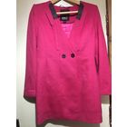 Пальто жакет унисекс 46 Цвет фуксия Шерсть Застежка на обе стороны На рост до 160