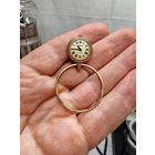 Часы кулон чайка золотые рабочие