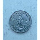 Великобритания 1 шиллинг 1948 год для Шотландии шотландский лев на короне с IND: IMP: