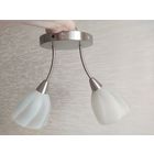 Современная люстра на 2 плафона