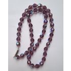 Аметистовые Бусы Aurora Borealis, 70-е Чехословакия. Сияют!