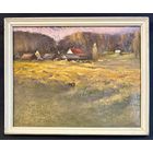 Скрипниченко Г.С; "белорусский Дали". "Германавiвы" 2007г;44/54,5см.с учетом рамы