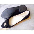 Туфли женские балетки замшевые натуральная кожа 39р-р