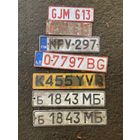 Номерной знаки авто. б 18 43 МБ алюминий.