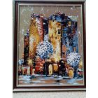 Авраменко О. "Городской пейзаж", х.м. 40х50см б/рамы.