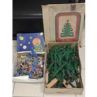 Елка советская, пластиковая. + бонусом остатки советской гирглянды