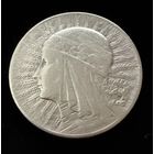 5 злотых 1932 г.  Польша.  Ядвига.  Серебро