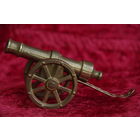 Статуэтка бронзовая  " Пушка "   ( 4,8 х 12,5 см , высота 6,5 см )