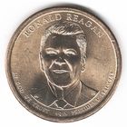 1 доллар США 2016 год 40-й Президент Рональд Рейган двор P _состояние aUNC