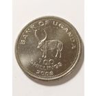 Уганда 100 шиллингов 2008