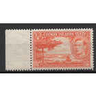1938 Кайманы острова ** Разновидность P12 1/2 (SG 115), Британские колонии
