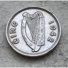 Ирландия 3 пенса 1942