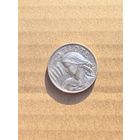 Польша 2 злотых 1925 г. Жнея. С точкой после даты. Серебро. Штемпельный блеск. аUNC