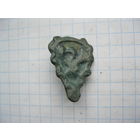 Накладка на кожу, ткань, (калиту). Бронза, литье.