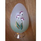 Яйцо пасхальное . Стекло , роспись