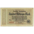 Германия, 100 миллионов марок 1923 год.