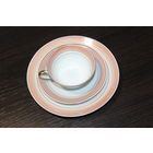 Фарфоровое, чайное трио, с элементами позолоты, Германия, клеймо.