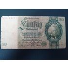 Банкнота 50 рейхсмарок 30 марта 1933 серия Y