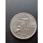 США 25 центов 2002 г. D - Луизиана