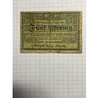 Нотгельд 5 пфеннигов 1921 год. -2112