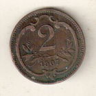 Австрия 2 геллер 1907