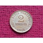 Португалия 2 сентаво 1918 г.