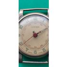 Винтажные Швейцарские часы Cimier с хронограф ом и телеметрической шкалой.