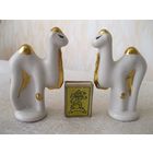 Две редкие фарфоровые статуэтки "Верблюжата". СССР, Целиноградский фарфоровый завод, вторая половина прошлого века. RRR!