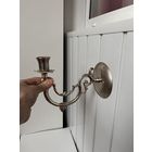 Настенный подсвечник Латунь и нержавейка