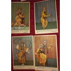 ВИНТАЖ -КИТАЙ 1940 -50 годы король обезьян  открытки танец- опера (А31)