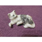 Фарфоровая статуэтка "Кот и мышь"
