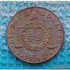 Франция 1/2 соля 1793 года, L. Первая Республика консул Наполеоном Бонапартом. Предложи свою цену или обмен!
