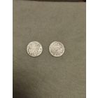 Гроши 1611 и 1614 годов кладовые в штемпеле, с рубля