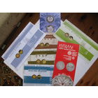 Буклеты на белорусские памятные монеты (список внутри). Предварительно уточняйте наличие.