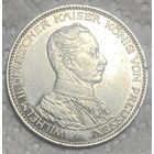 Монета 3 марки 1914 год. Пруссия. Германская империя. Вильгельм II