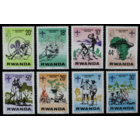 Набор марок Руанда 1978 скауты   MNH
