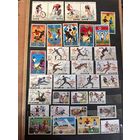 Лот иностранных марок спорт