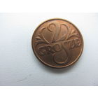 Польша 2 гроша 1933  (состояние отличное )