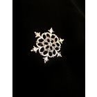 Брошь, снежинка