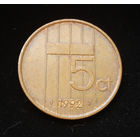 5 центов 1992 Нидерланды #01