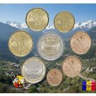 Андорра набор монет 1, 2, 5, 10, 20, 50 евроцентов; 1, 2 евро, UNC. Сторгуй за свою цену, предложи обмен!