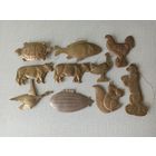 Ёлочные игрушки (СССР). "Дрезденский картонаж". Торги с 1 рубля. МЦ.
