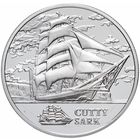 Катти Сарк (Сutty Sark). Парусники. 20 рублей. Серебро