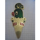 Накладка-вешалка Попугай с рубля!