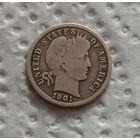 США 10 центов 1901